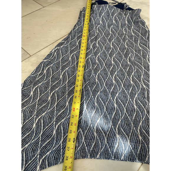 Krimson Klover Navy And White Printed Strappy Summer Mini Dress Size Medium - Picture 8 of 9